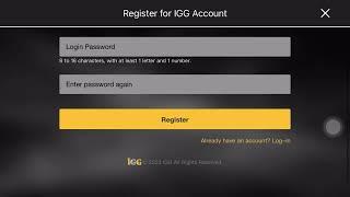 How to Create  Register IGG Account  login IGG Account with Viking Rise