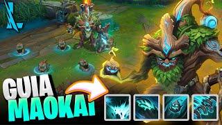 COMO JOGAR DE MAOKAI NO WILD RIFT  TUTORIAL COMPLETO