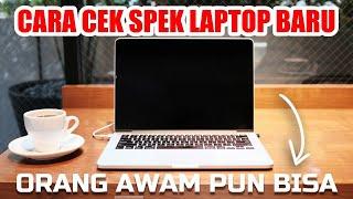 CARA CEK SPEK LAPTOP WINDOWS 10 SEMUA MEREK BISA  LENOVO ASUS TOSHIBA DELL ACER DLL