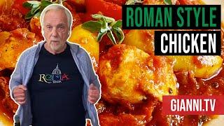 Roman-Style Chicken with Peppers Pollo alla Romana con i Peperoni  - Lunch with Gianni