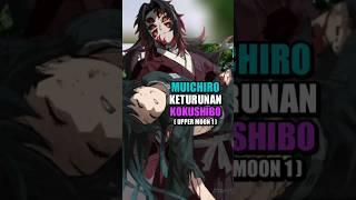 Muichiro Adalah Keturunan Kokushibo Upper Moon 1 #shorts