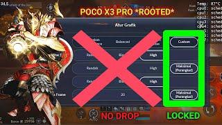 Black Desert Mobile Lock Max Graphic & Max FPS No Drop on POCO X3 Pro *Rooted* Magisk Module