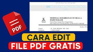 2 Cara Mengedit File PDF Di Laptop Gratis Tanpa Menggunakan Aplikasi