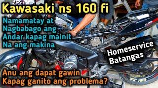 Kawasaki ns 160 fi Pabago bago ang menor at namamatay  Homeservice rosario batangas #ns160