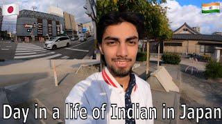 normal day in a life of Indian in japan