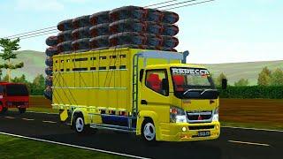 SHARE MOD TRUCK CANTER MUATAN BERAS TERBARU 2021  MOD BUSSID TERBARU