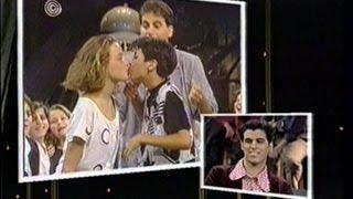 טל מוסרי ודנה דבורין מתנשקים 1988