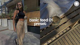 Basic Feed 01 filter  Instagram feed theme  vsco filters tutorial