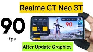 Realme GT Neo 3T PUBG 90fps After Update Graphics #realmegtneo3t