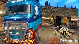 ETS2 ProMods - STEINBRUCH von Kirkirnes Hier ist die Hölle los - Euro Truck Simulator Multiplayer
