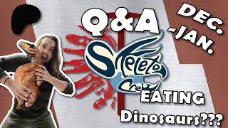 What dinosaur would we EAT?  Patron Q&A #4 - December 2023 & January  2024