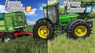 Farming Simulator 22 VS Farming Simulator 19  Gameplay Comparison