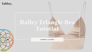 Hailey Triangle Bra Sewing Tutorial + Pattern Download