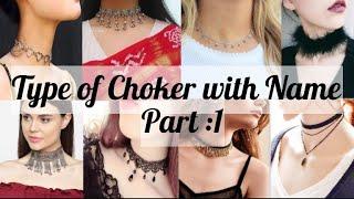 Type of Choker with NameChoker for Girls and Women with NameChoker Necklace with NameFashion 