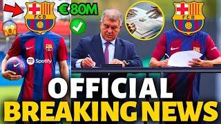 OFFICIAL FINALLY BARCELONA SURPRISES AND PARALYZES THE TRANSFER MARKET BARCELONA NEWS TODAY