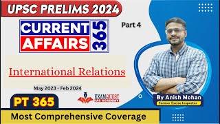 PT 365 2024 International Relations  Current Affairs for Prelims 2024 #upsc #upsc2024