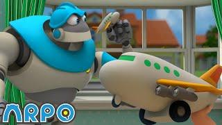 Taking Flight  ARPO The Robot  Funny Kids Cartoons  Kids TV Full Episodes