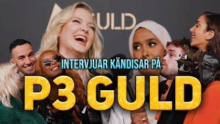 Intervjuar kändisar på röda mattan - P3 Guld
