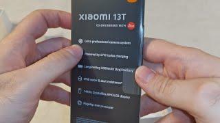 Xiaomi 13t - Распаковка сразу после покупки