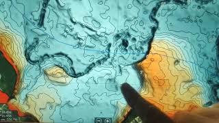 Десногорское водохранилище. Lowrance.