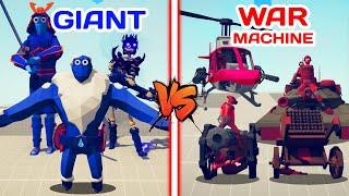 GIANT TEAM VS WAR MACHINE TEAM  TABS - Totally Accurate Battle Simulator