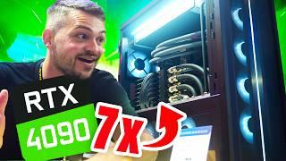 KRASS Dieser PC hat 96 KERNE und 7x RTX4090 - ASUS ROG Booth Tour auf der Computex