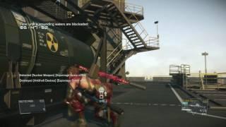 MGS V TPP FOB Infiltration Lv.70 stealing 4 nukes perfect stealth no kills