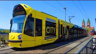 Strassenbahn Freiburg 4K