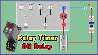 How Time Delay Relay Works ON Delay