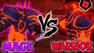 MAGE VS WARRIOR LAVA CHAMBERS *Which is better?*  Dungeon Quest Roblox