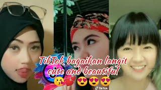 10MENIT TIKTOK BAGAIKAN LANGIT -Cute Kawai And Beautiful Facezoom Compilation