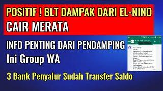 POSITIF BANTUAN DAMPAK DARI ELNINO CAIR MERATA 3 BANK PENYALUR CAIRKAN BANTUAN INI