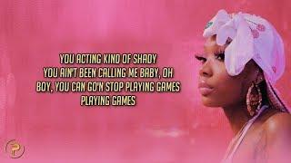 Summer Walker - Playing Games Lyrics ft. Bryson Tiller