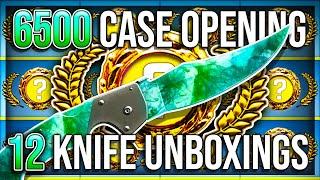 12 KNIFE UNBOXINGS IN 1 VIDEO 6500 CASE OPENING