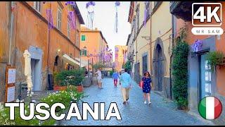 Tuscania Italy  Walking tour 4K  Discover a Charming Italian Gem