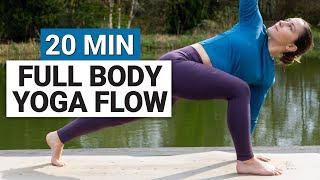 20 Min Full Body Yoga Flow  Everyday Yoga For All Levels