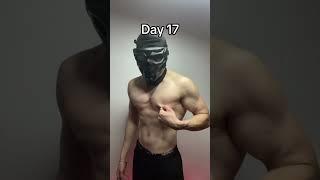 23 DAYS insane Body transformation  #fit #fitness #workout #transformation