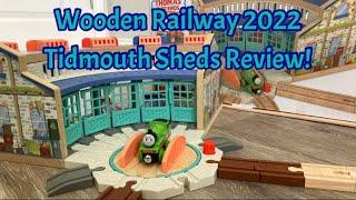 Thomas Wooden Railway 2022 TIDMOUTH SHEDS with Percy Review