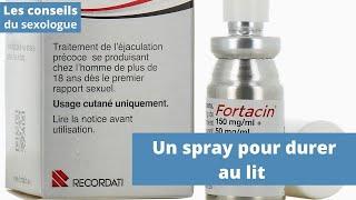 Fortacin un spray retardant pour retarder léjaculation très efficace