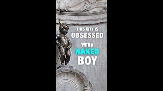 Funniest City Landmark  Manneken Piss Brussels Belgium 