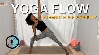 30 Min Yoga Flow for Lower Body Strength and Flexibility  Yoga for Strong and Flexible Legs