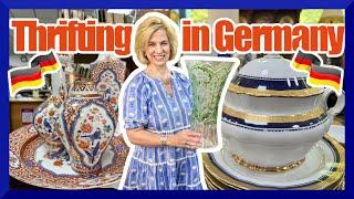 Awesome Consignment Shop in Germany  Porcelain clocks furniture + Mid-Century treasures