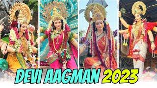 Mumbais Durga Devi Maha Aagman Sohala 2023  Mumbai Navratri Festival  Mumbai Cha Ganpati