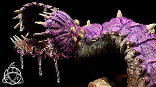 Craft a Purple Worm with Over 70 REAL Sharks Teeth for Dungeons and Dragons