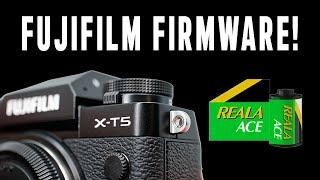 Fujifilm Firmware Update - REALA ACE Autofocus Fixes