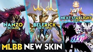 BELERICK NEW SKIN  NEXT STARLIGHT UPDATE  REVAMPED HANZO - Mobile Legends #whatsnext