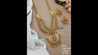 gold necklace  designer mala necklace @fashionbyaashii #shorts #fashion #youtubeshorts #necklace
