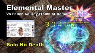 BB iRO Elemental Master - Solo No Death vs Fallen Sakray - Tomb of Remorse - IRO Chaos
