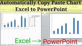 How to copy paste chart from Excel to PowerPoint automatically  Excel VBA  Excel macro 