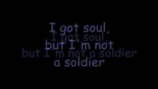 The Killers - All These Things That Ive Done I Got Soul But Im Not A Soldier lyrics